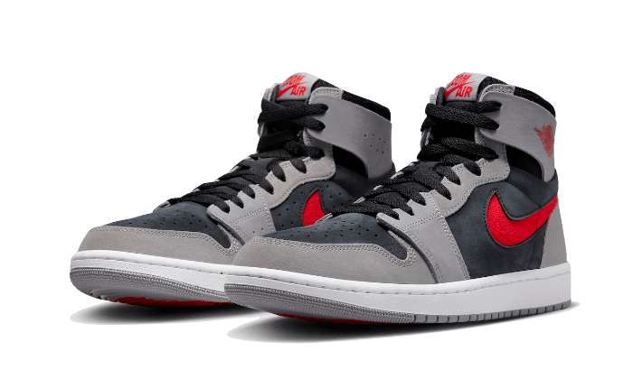 air jodan 1 High Zoom Air CMFT 2 Black Fire Red Cement - Image 2