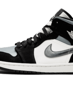 air jodan 1 Mid Satin Grey Toe