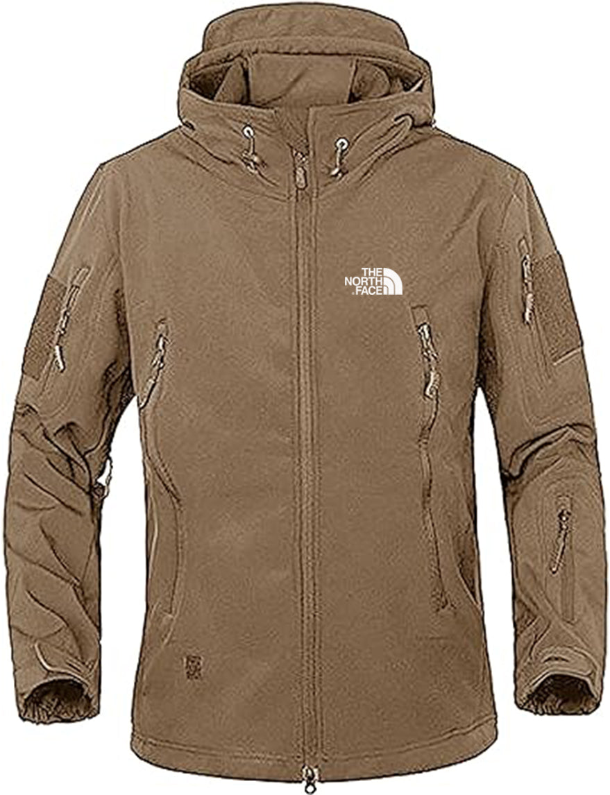 THE NORTH FACE Softshell Jacket Fleece Lining Camouflage Outdoor Coat- Men's - Image 11