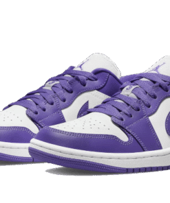 Alternative view of air jodan 1 Low Psychic Purple