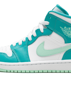 air jodan 1 Mid Washed Teal