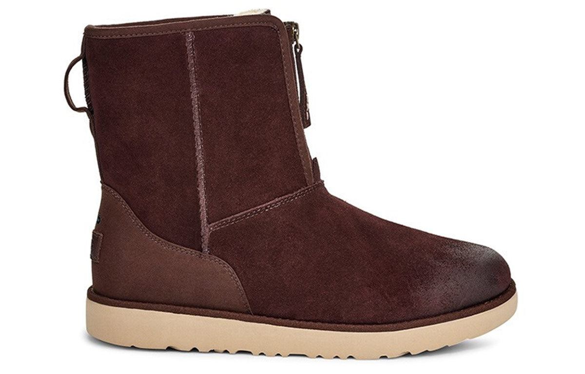 Classic Short Front Zip Boot 'Stout Brown' 1106438-STT - Image 2