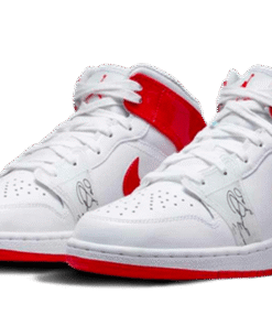 Alternative view of air jodan 1 Mid Rookie Season