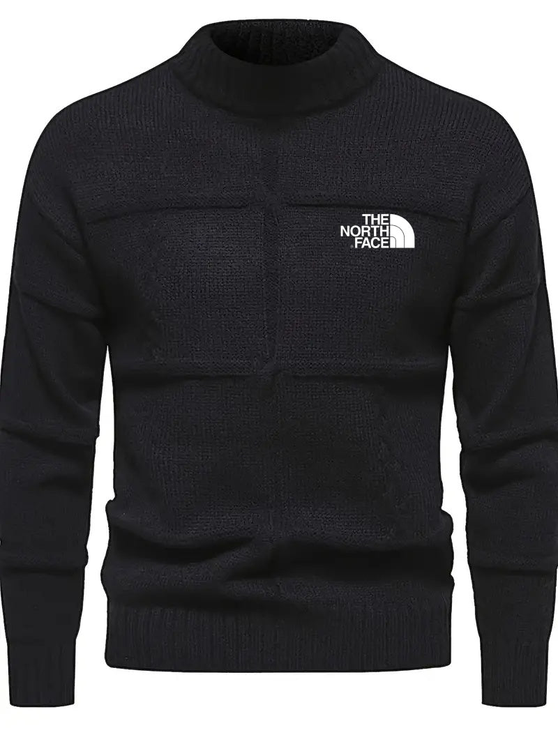 2024 THE NORTH FACE-Men's Autumn and Winter Knitted Sweater Casual Long Sleeve Round Neck Sweater