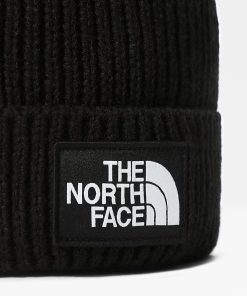Alternative view of The North Face - TNF Logo Box Cuffed Beanie TNF FW23 - TnF Black