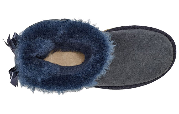 (WMNS) Bailey Bow II Boot Fleece Lined High Top Navy Blue 1016225-NAVY - Image 3