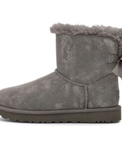 (WMNS) Mini Bailey Bow Glimmer Charcoal 1125795-CHRC