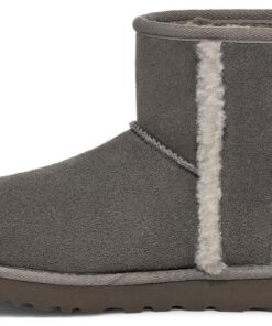Alternative view of (WMNS)  Classic Mini Shearling Logo 'Charcoal' 1153473-CHRC