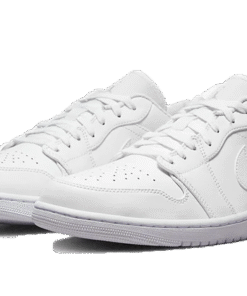 Alternative view of air jodan 1 Low Triple White
