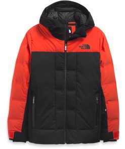 The North Face down jacket  Fiery Red/Tnf Black  2024