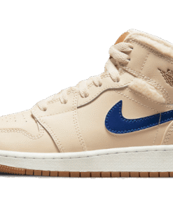 air jodan 1 Mid Utility Fleece Pearl White