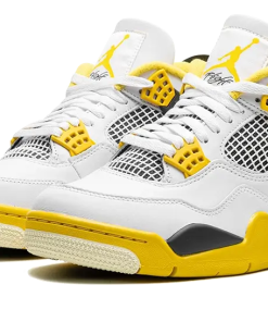 Alternative view of air jodan 4 Retro Vivid Sulfur