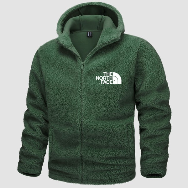 2024 THE NORTH FACE-Men's Fleece Hoodie Sherpa Jacket Full Zip with 4 Pockets - Image 4