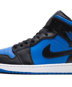 air jodan 1 Mid Black Royal Blue