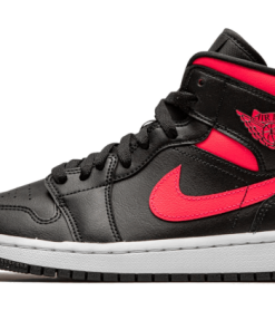 air jodan 1 Mid Black Siren Red