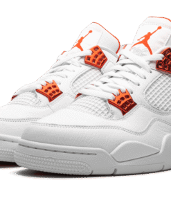 Alternative view of air jodan 4 Retro Metallic Orange