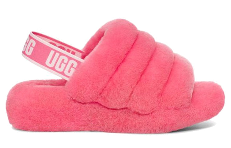 (WMNS) Fluff Yeah Slide Minimalistic Thick Sole Slipper Rose Pink 1095119-PKRS - Image 3