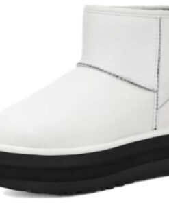 Alternative view of (WMNS)  Classic Mini Platform Matte Boot 'Ultra Matte White' 1130611-UMWH