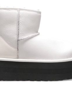 ugg Classic Mini Platform Matte Boot Ultra Matte White
