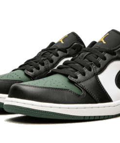 Alternative view of air jodan 1 Low Green Toe