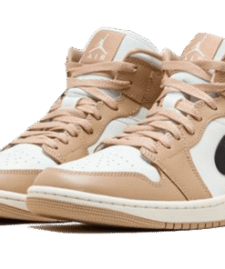 Alternative view of air jodan 1 Mid SE Desert Sail