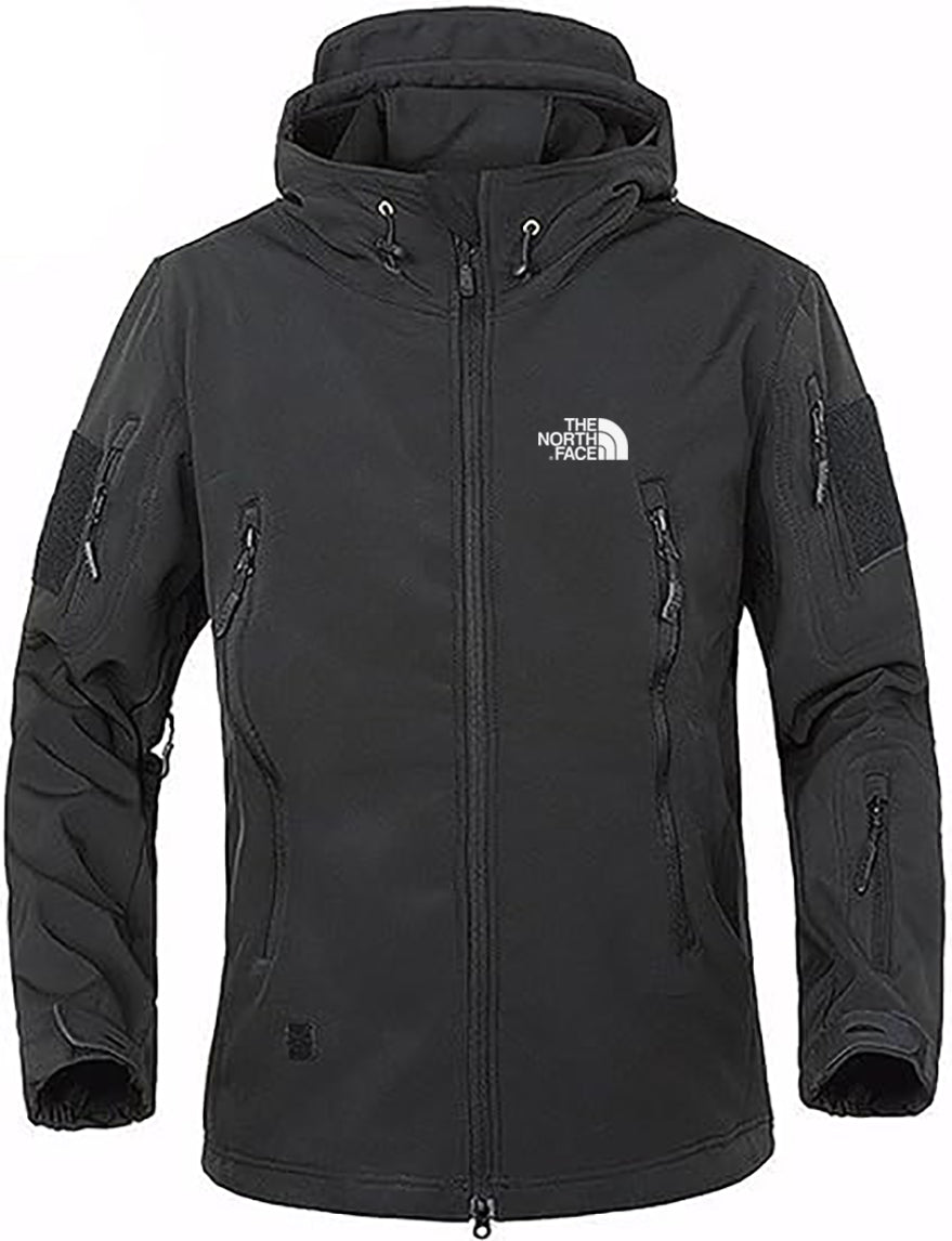 THE NORTH FACE Softshell Jacket Fleece Lining Camouflage Outdoor Coat- Men's