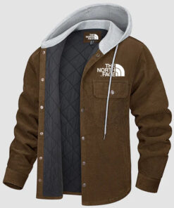 Alternative view of 2024 THE NORTH FACE-Men's Lightweight Hooded Corduroy Jacket for Casual Fall Wear