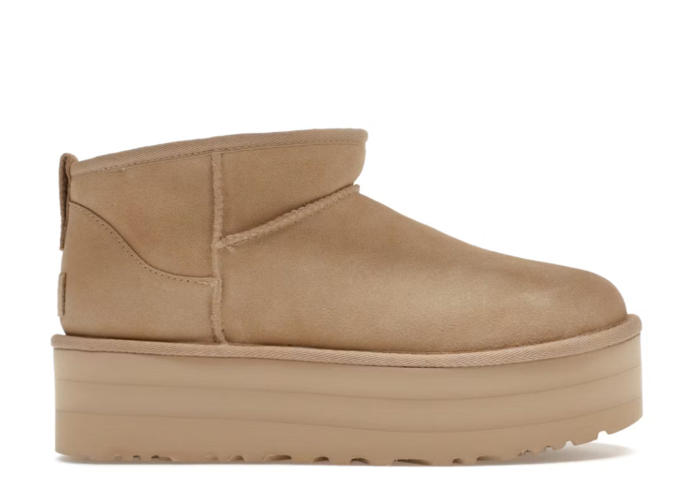 ugg Classic Ultra Mini Platform Boot Mustard Seed
