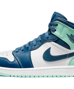 air jodan 1 Mid Mystic Navy Mint Foam