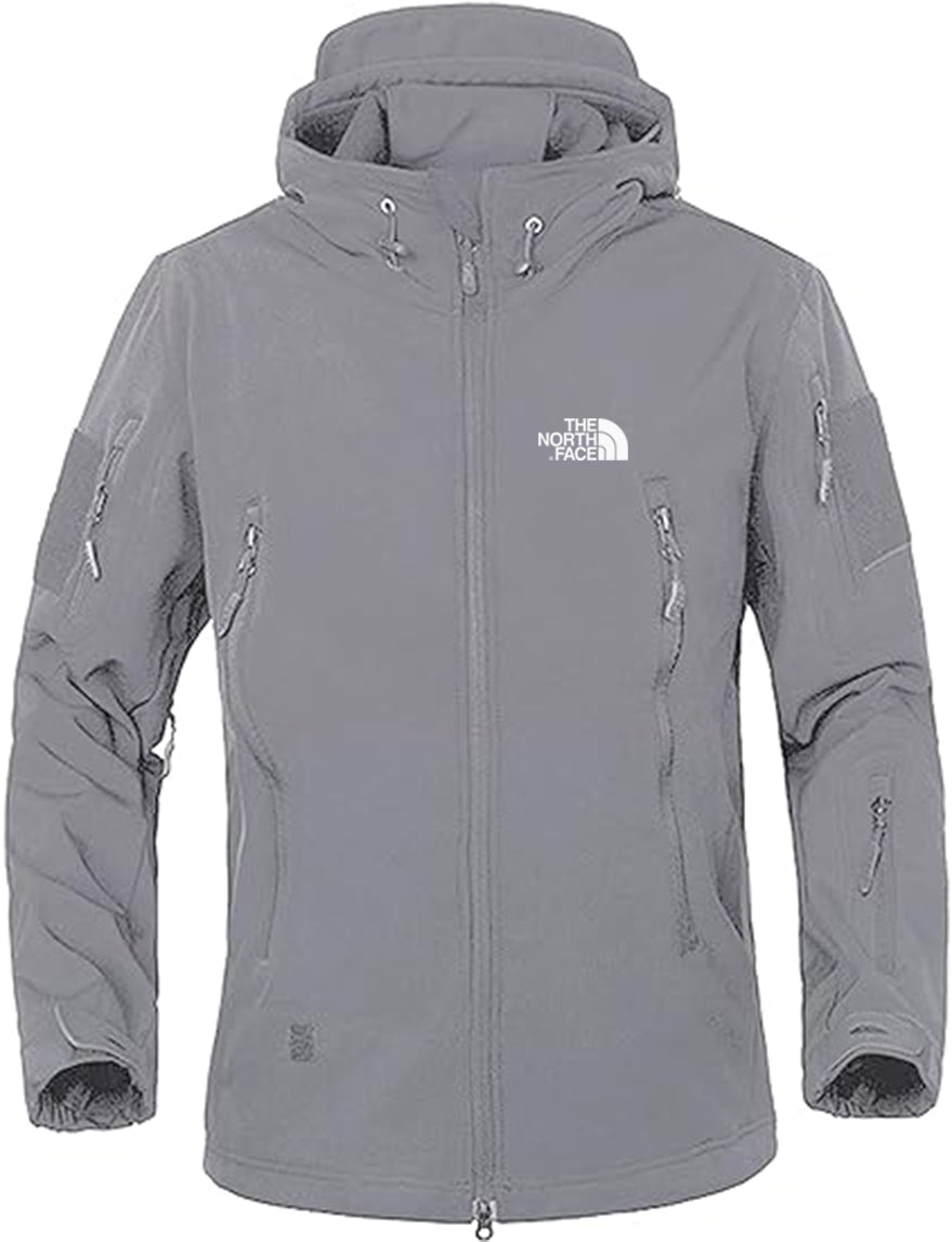 THE NORTH FACE Softshell Jacket Fleece Lining Camouflage Outdoor Coat- Men's - Image 8