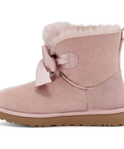 (WMNS) Gita Bow Mini Cozy Stay Warm Plush Fleece Lined Pink 1098360-PCRY