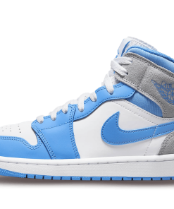 air jodan 1 Mid University Blue Grey