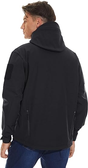 THE NORTH FACE Softshell Jacket Fleece Lining Camouflage Outdoor Coat- Men's - Image 13