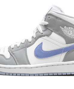 air jodan 1 Mid Wolf Grey Aluminum