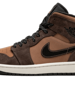 air jodan 1 Mid SE Dark Chocolate