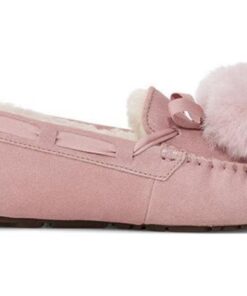 Alternative view of (WMNS)  Dakota Moccasins Slippers 'Pink' 1138651-RSGRY