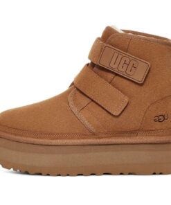 (WMNS)  Neumel Platform Chukka 'Chestnut' 1130554-CHE