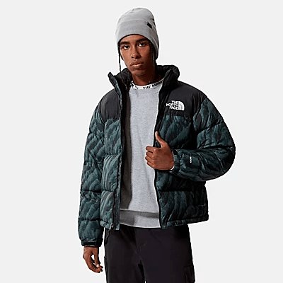 The North Face - Printed 1996 Retro Nuptse Jacket - Balsam Green Wood Tiger Print - Image 8