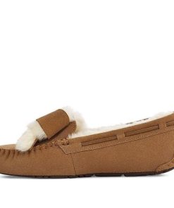 (WMNS)  Dakota Fur Bow 'Chestnut' 1138373-CHE
