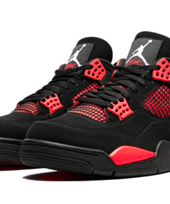 Alternative view of air jodan 4 Retro Red Thunder