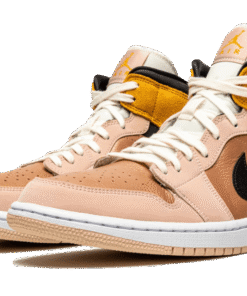 Alternative view of air jodan 1 Mid SE Particle Beige