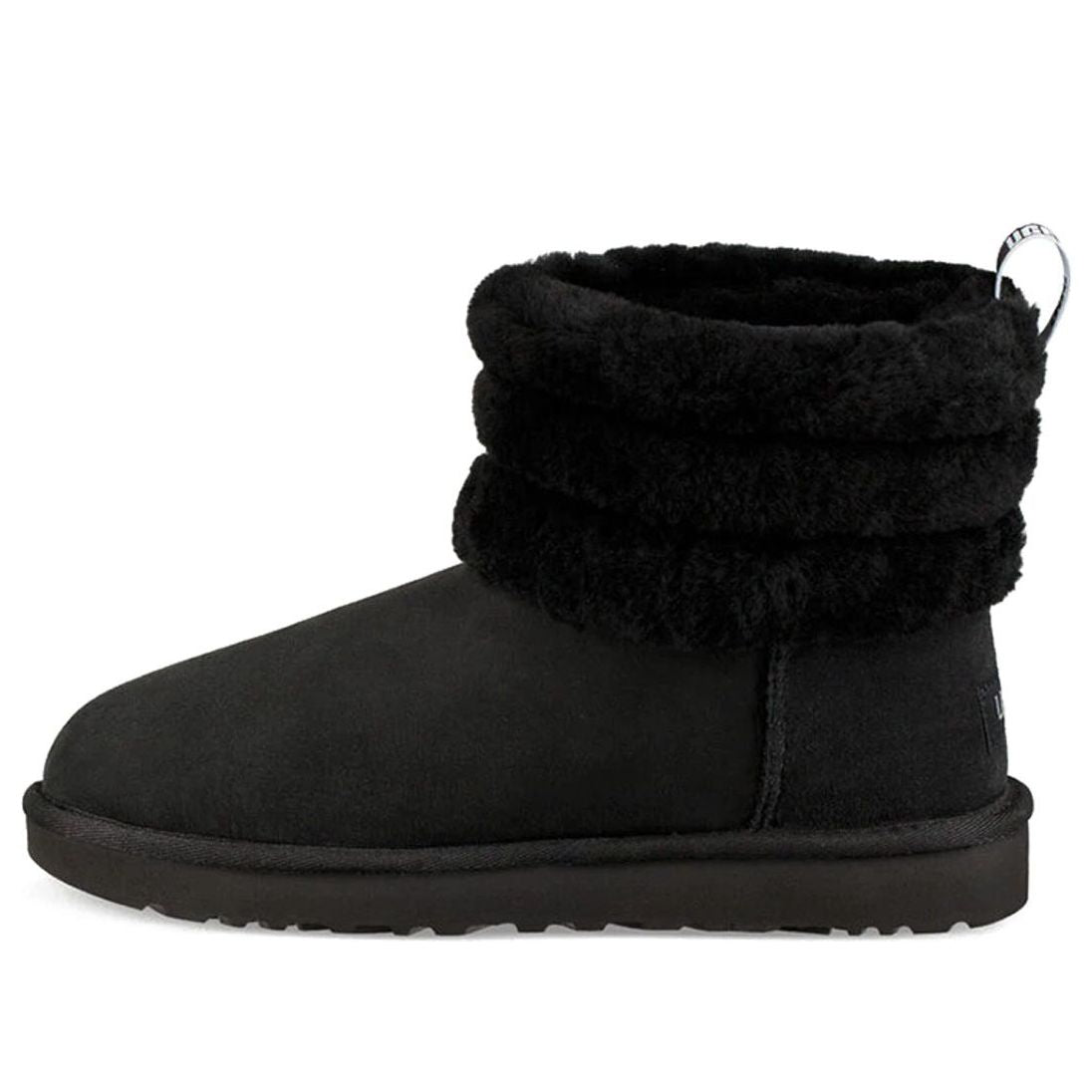 (WMNS) Classic Mini Fluff Quilted Boot 'Black' 1098533-BLK