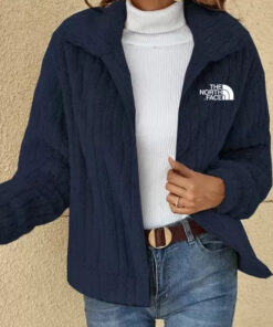 2024 SHORT JACKET LAPEL ZIPPER WINTER COAT WARM PLUSH FLEECE ZIPPER CASUAL COAT