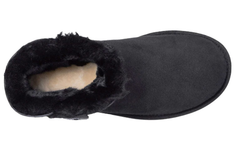 (WMNS) Mini Bailey Button II Boot Fleece Lined Black 1016422-BLK - Image 6